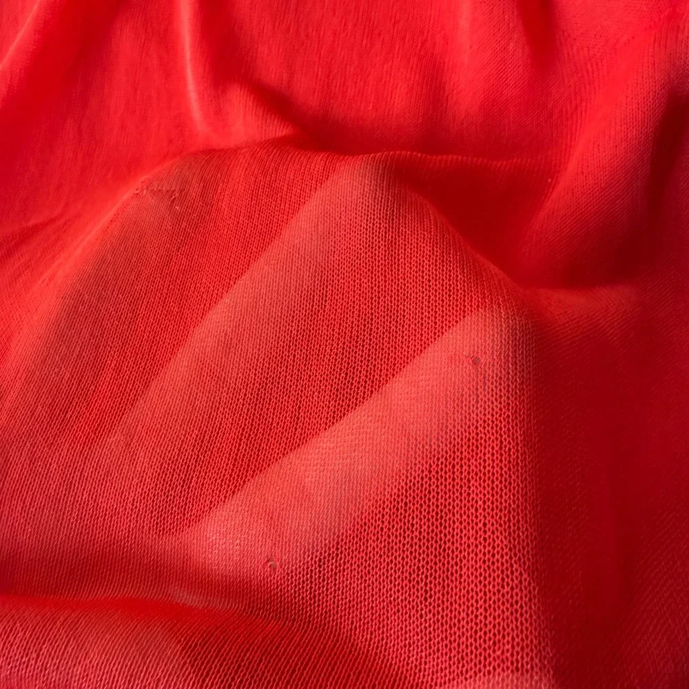 J.Crew‎ Gauzy sweater shell red XS NWT